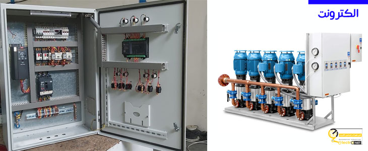 الکترونت مجری ساخت و طراحی انواع تابلو برق بوستر پمپ